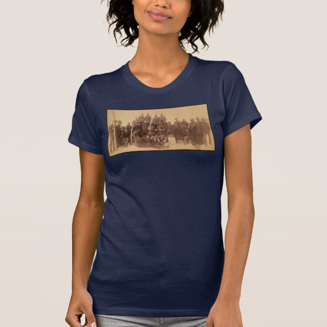T-shirt Les guerriers du buffle : la cavalerie noire améri (Devant)