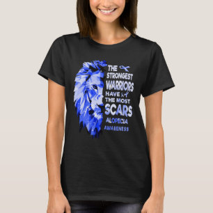 T-shirt Les Guerriers Les Plus Forts De L'Alopécie Ont La 