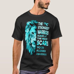 T-shirt Les Guerriers Les Plus Forts Des Allergies Aliment
