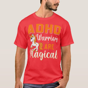 T-shirt Les Guerriers TDAH Mignons Sont Des Unicornes Magi