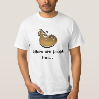 T-shirt Les guitares sont les gens