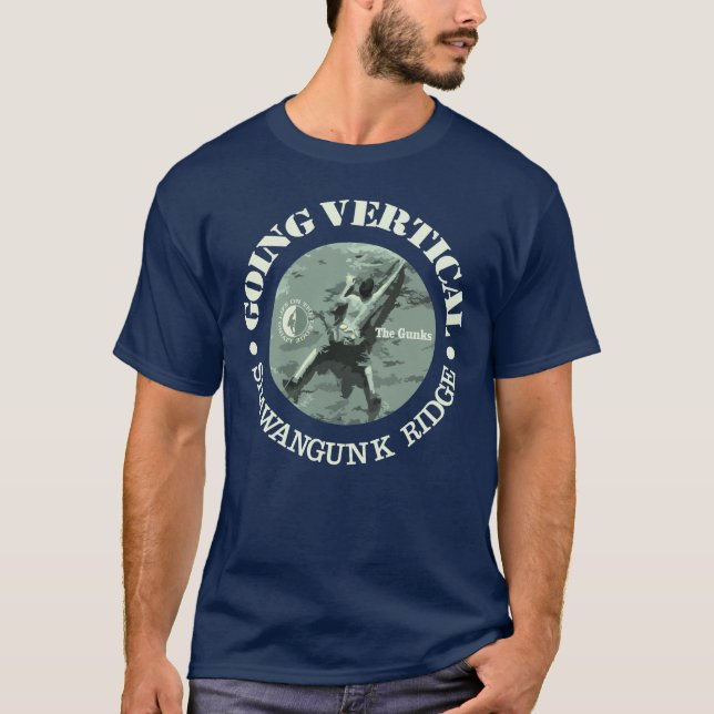 T-shirt Les Gunks (Aller Vertical) (Devant)