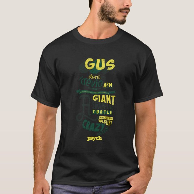 T-shirt Les Gus Psych Ne Sont Pas Cachés (Devant)
