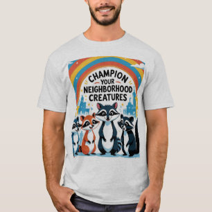 T-shirt Les héros de la faune urbaine