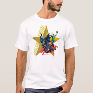 T-shirt Les héros des étoiles de la Ligue de la Justice
