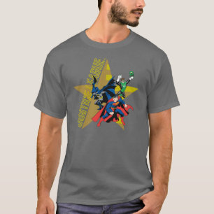 T-shirt Les héros des étoiles de la Ligue de la Justice