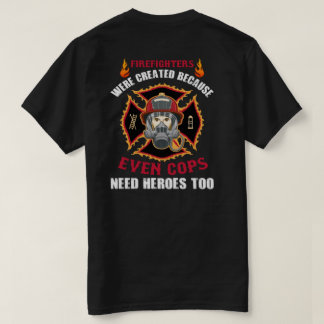 T-shirt Les héros des pompiers