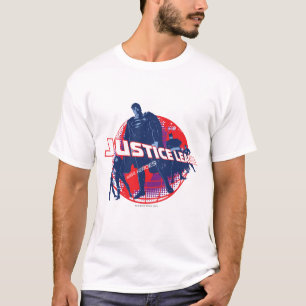 T-shirt Les héros mondiaux de la Ligue de la justice et du