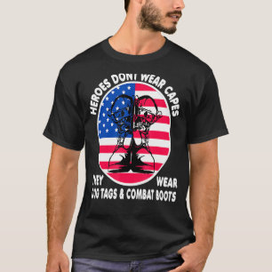 T-shirt Les héros ne portent pas de capes ils portent des 