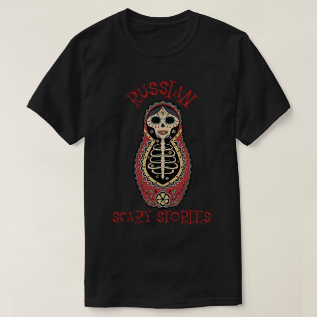 T-shirt Les histoires terrifiantes de la poupée de nidific (Design devant)