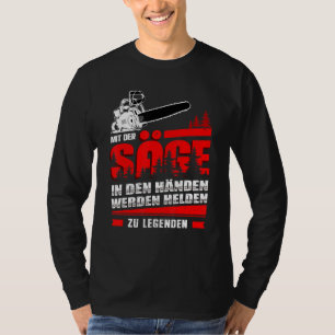 T-shirt Les Hommes Avec La Vie Dans Vos Mains Les Héros De