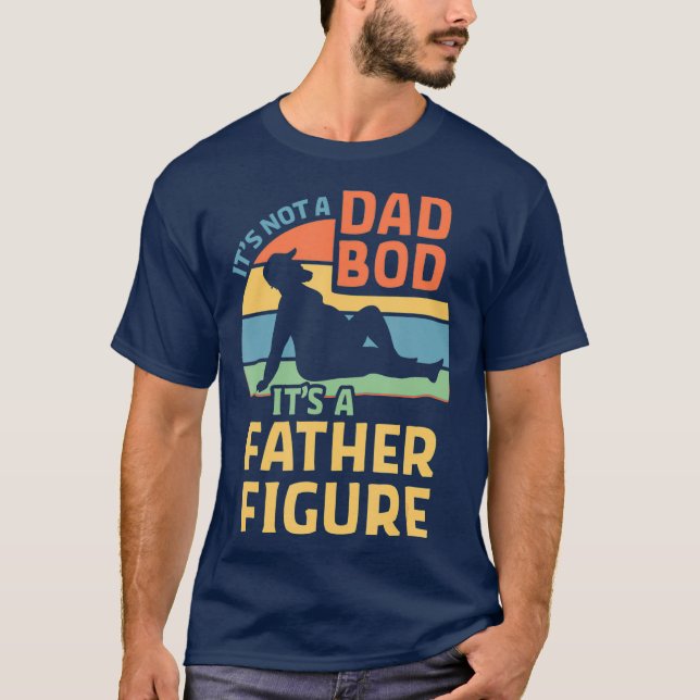 T-shirt Les hommes, ce n'est pas un papa, c'est un père. (Devant)
