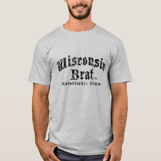 T-shirt Les hommes de gosse du Wisconsin court-circuitent