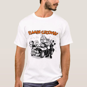 T-shirt Les hommes de groupe de rock 60s américains de