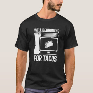T-shirt Les Hommes Déboeront Pour L'Ordinateur Programmeur