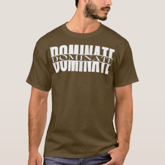 T-shirt Les Hommes DOMINER Fitness Fitness Exercice Bodybu