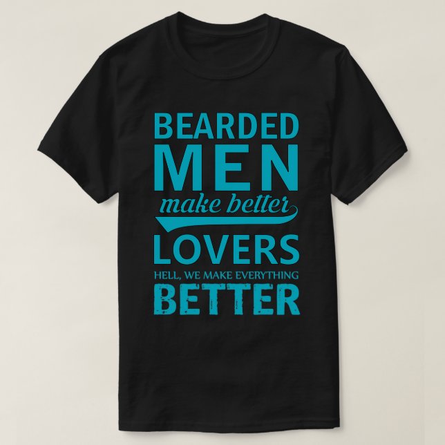 T-shirt Les Hommes Éprouvés font de meilleurs amants Enfer (Design devant)
