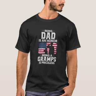 T-shirt Les hommes être papa est un honneur être Gramps es