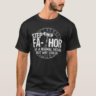 T-shirt Les Hommes Fa-Thor Comme Papa Tout Juste Des Pères