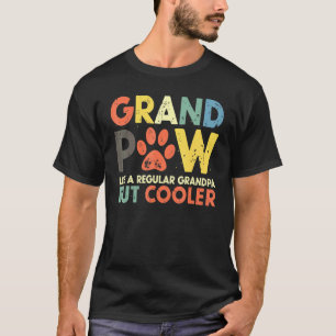 T-shirt Les Hommes Grand Paw Comme Un Grand-pa Pawpa Chien