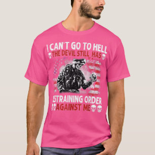 T-shirt Les hommes je ne peux pas aller en enfer Le diable
