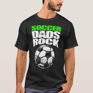 T-shirt Les Hommes Jouent Fort Football Dads Rock