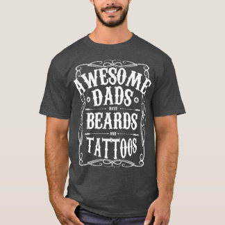 T-shirt Les Hommes Les Pères Étonnants Ont Des Oreilles Et