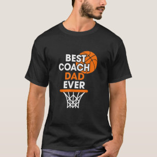 T-shirt Les Hommes Meilleur Basketball Papa Jamais Entraîn