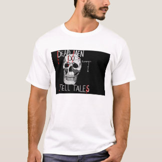 T-shirt les hommes morts de crâne de chemises du