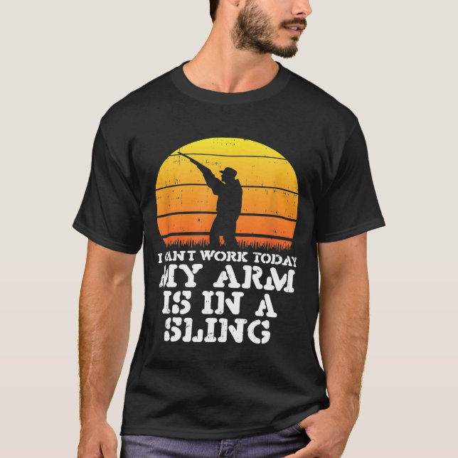 T-shirt Les Hommes Ne Peuvent Pas Travailler Aujourd'Hui A (Devant)