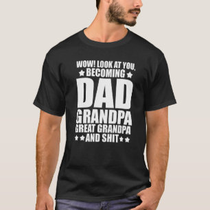 T-shirt Les Hommes Ont Toujours Remercié D'Être Un Père Gr