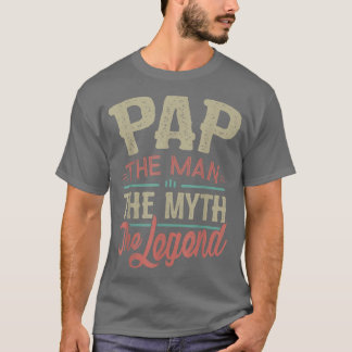 T-shirt Les hommes Pap T de petits-enfants Pap le mythe La