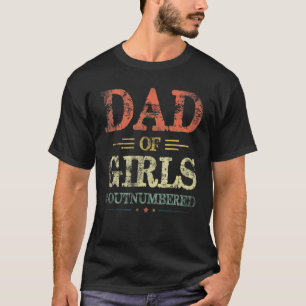 T-shirt Les Hommes Papa Des Filles Dont La Fête des pères 