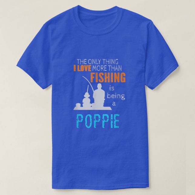 T-shirt Les hommes plus que l'amour Pêche Poppie Spécial G (Design devant)
