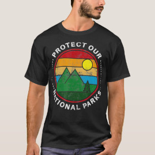 T-shirt Les Hommes Protègent Nos Parcs Nationaux - Trésor 