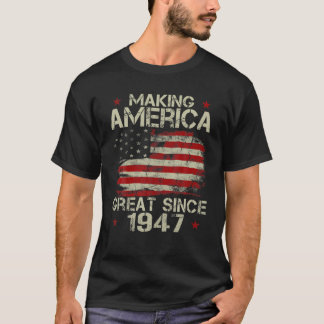 T-shirt Les Hommes qui rendent l'Amérique grande depuis 19