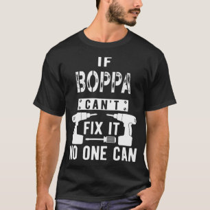 T-shirt Les hommes si Boppa ne peut pas le Wi-Fi Personne