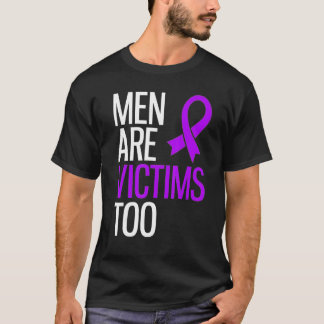 T-shirt Les hommes sont victimes d'abus narcissique de vio