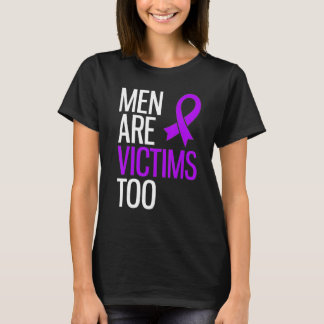T-shirt Les hommes sont victimes d'abus narcissique de vio