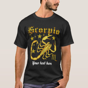 T-shirt Les hommes tous de Scorpion-Zodiaque dénomme