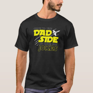 T-shirt Les hommes viennent du côté papa nous avons de mau