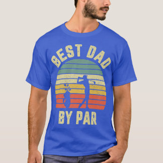 T-shirt Les Hommes Vintage Meilleur Papa Par Fête des père