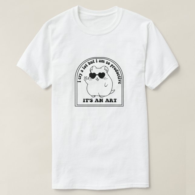 T-shirt les horreurs persistent, mais je le fais aussi (Design devant)