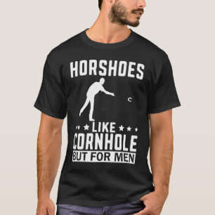 T-shirt Les Horseshoe Sont Pour Hommes Horseshoe Pitcher