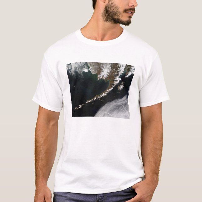 T-shirt Les îles Aléoutiennes et la péninsule d'Alaska (Devant)