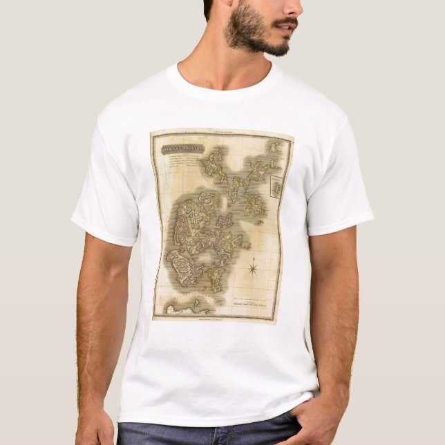 T-shirt Les Îles d'Orkney (Devant)