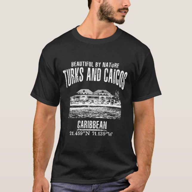 T-shirt Les Îles Turques et Caïques (Devant)