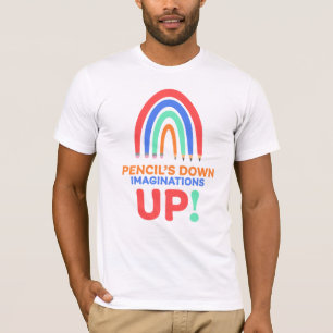T-SHIRT LES IMAGINATIONS DE PENCIL EN BAISSE PROFESSEUR