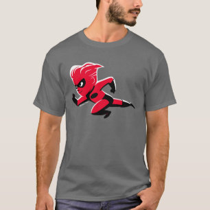 T-shirt Les Incroyables 2 Dash - Rouge et noir