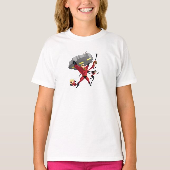 T-shirt Les incroyables Disney (Devant)